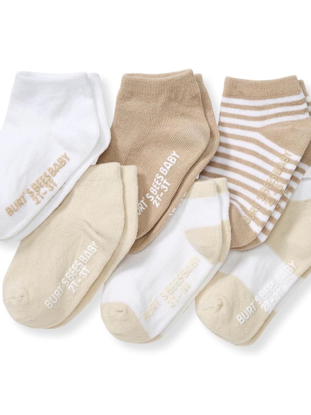 Burt's Bees Baby Cream and Light Pink Infant Socks Set